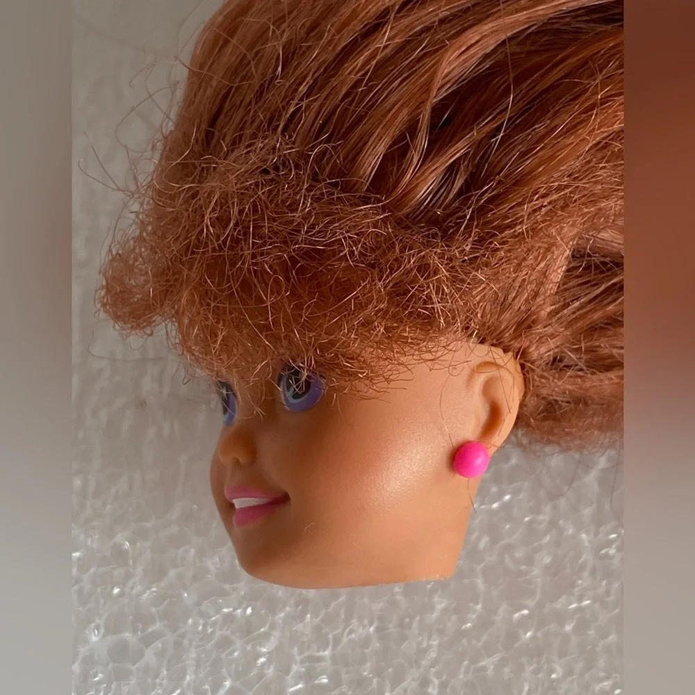 Vintage 1990s Barbie Stacie's Friend WHITNEY Doll - HEAD Replacement Only